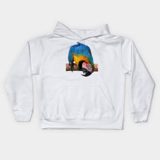 Ara ararauna Kids Hoodie